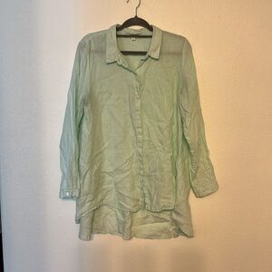 Eileen Fisher Linen Top L